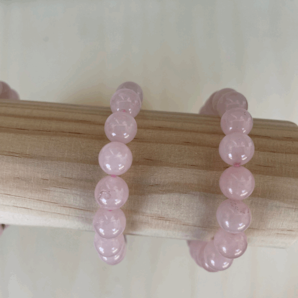 Armband-Mala Rosenquarz,Avalon NatureArt Seelenkunst und Esoterik Shop