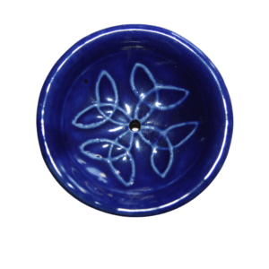 Räucherstäbchenhalter-Keramik Blau