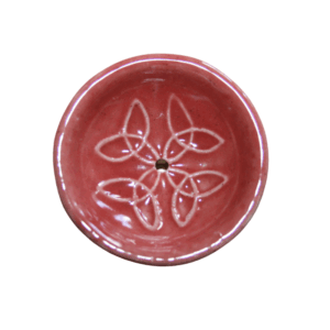 Räucherstäbchenhalter aus Keramik-Rot,Avalon NatureArt Seelenkunst und Esoterik Shop
