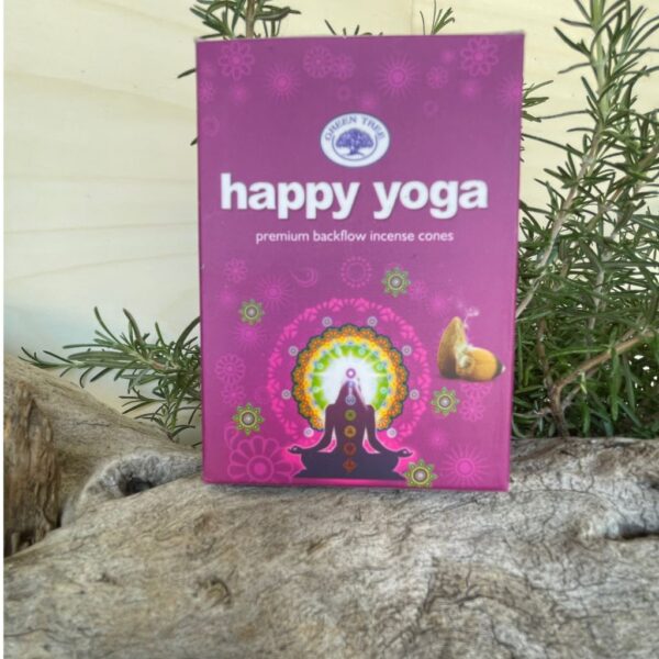 Happy Yoga Räucherkegel 12 Stück,Avalon NatureArt Esoterik & Reiki Shop
