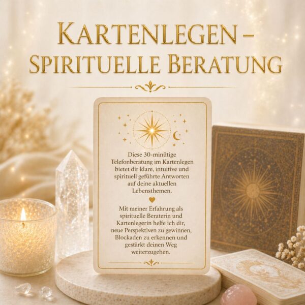 Kartenlegen 30 min. Avalon NatureArt, Spirit - Soul & Magic