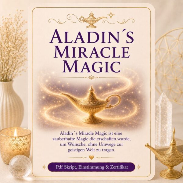 Aladins Miracle MagicReiki System,Avalon NatureArt Reiki & Esoterik Shop