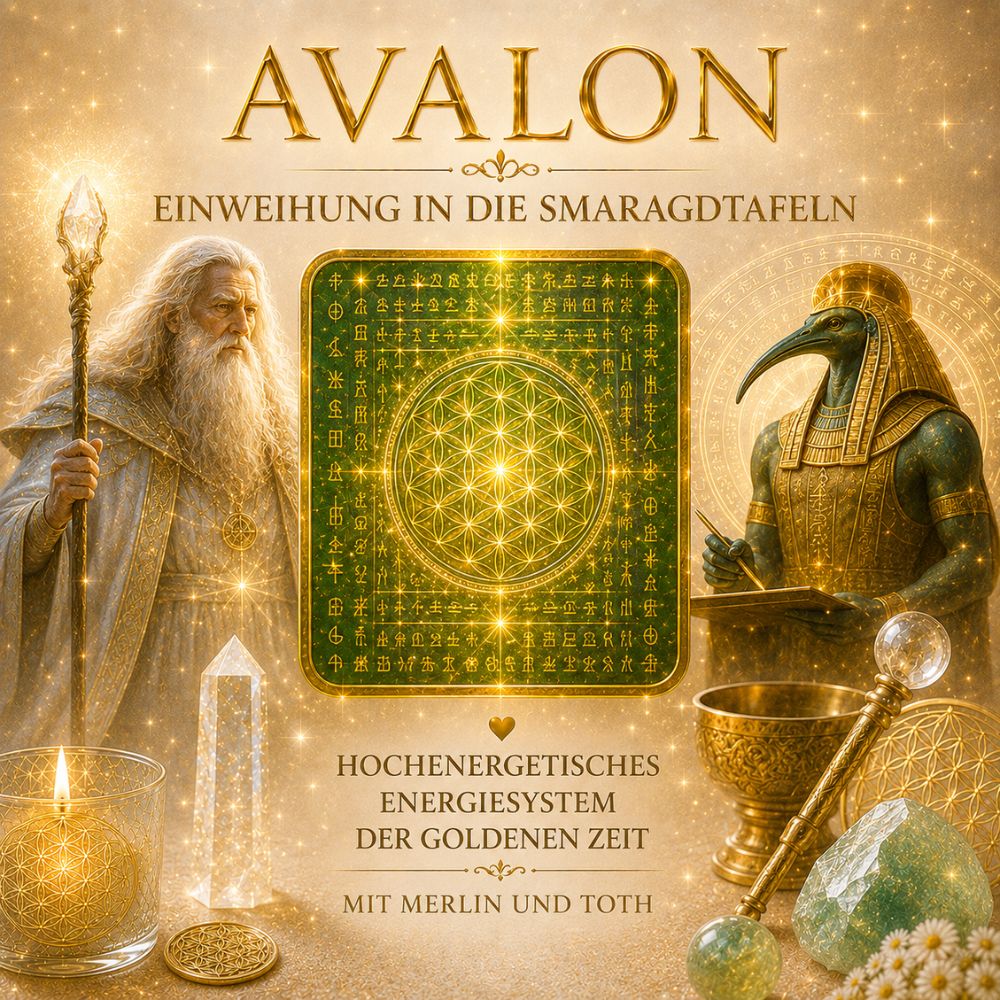 Avalon - Einweihung in die Smaragdtafeln - Reiki Energiesystemen,Avalon NatureArt Reiki & Esoterik Shop
