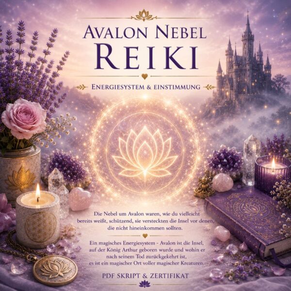 Avalon Nebel Reiki - Reiki Energiesystem,Avalon NatureArt Esoterik & Reiki Shop