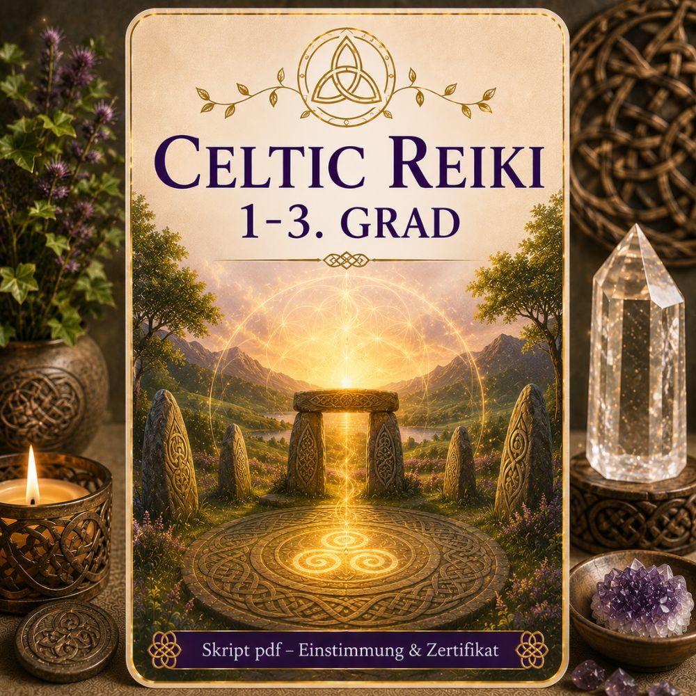 Celtic Reiki 1-3. Grad Reiki Energiesystem, Avalon NatureArt Reiki & Esoterik Shop