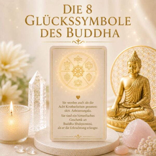 Die 8 Glückssymbole des Buddha Reiki Energiesystem,Avalon NatureArt Esoterik & Reiki Shop- Reiki Kurse -Ferneinweihungen