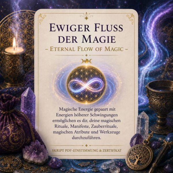 Ewiger Fluss der Magie-Reiki Energiesystem, Avalon NatureArt Esoterik & Reiki Shop