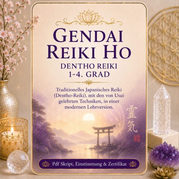 Gendai Reiki Ho 1-4 Grad - Reiki Energiesystem,Avalon NatureArt Reiki & Esoterik Shop