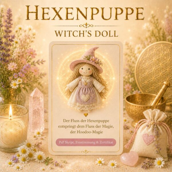 Hexenpuppe-Witch's Doll- Reiki Energiesystemen,Avalon NatureArt Reiki & Esoterik Shop
