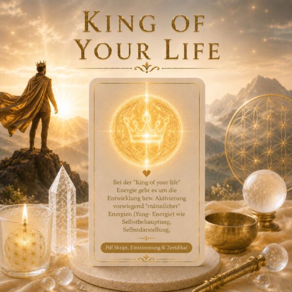 King of your Life-Reiki System,Avalon NatureArt Reiki & Esoterik Shop
