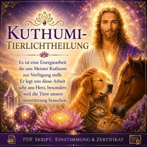 Kuthumi Tierlichtheilung- Reiki System,Avalon NatureArt Reiki & Esoterik Shop