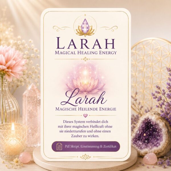 Larah-Magische heilende Energie--Reiki System, Avalon NatureArt Reiki & Esoterik Shop
