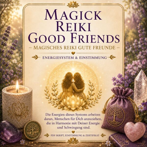 Magick Reiki Good Friends – Magisches Reiki Gute Freunde- Reiki Energiesystem & Einweihung