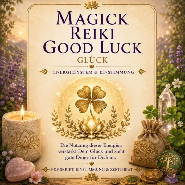 Magick Reiki Good Luck - Glück- Reiki Energiesystem & Einweihung