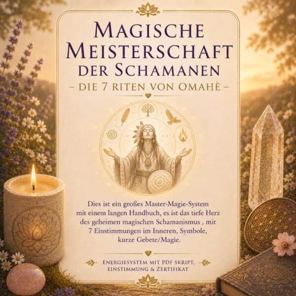 Magische Meisterschaften der Schamanen- Reiki Energiesystem,Avalon NatureArt Esoterik & Reiki Shop