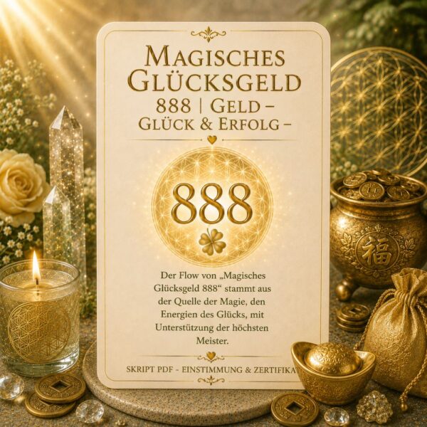 Magisches Glücksgeld - Reiki Energiesystem,Avalon NatureArt Esoterik & Reiki Shop