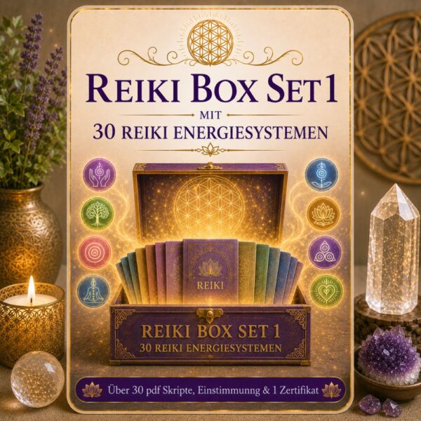 Reiki Box Set 1 - 30 Energiesystemen, Avalon NatureArt Reiki & Esoterik Shop