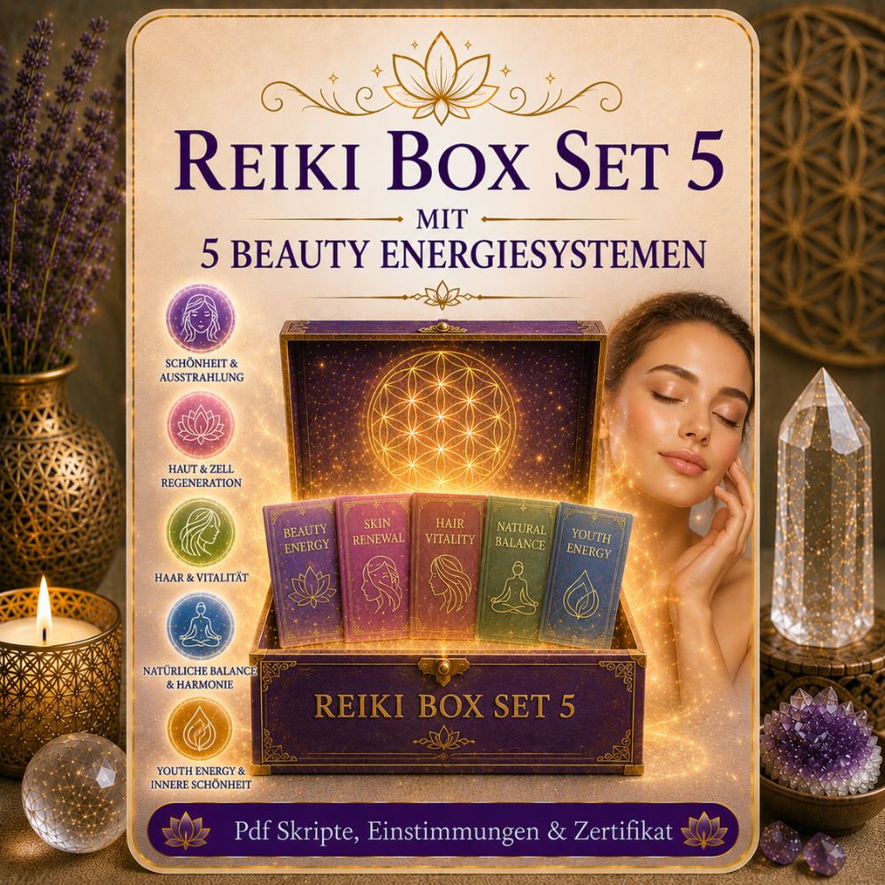 Reiki Box Set 5- Beauty - Reiki Energiesystemen