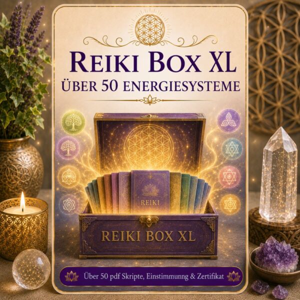 Reiki Box XL mit über 50 Energiesystemen,Avalon NatureArt Reiki & Esoterik Shop