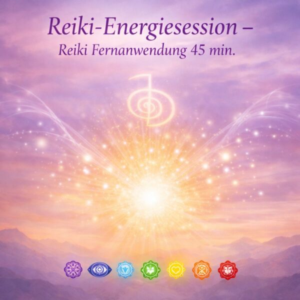 Reiki-Energiesession –  Reiki Fernanwendung 45 min.