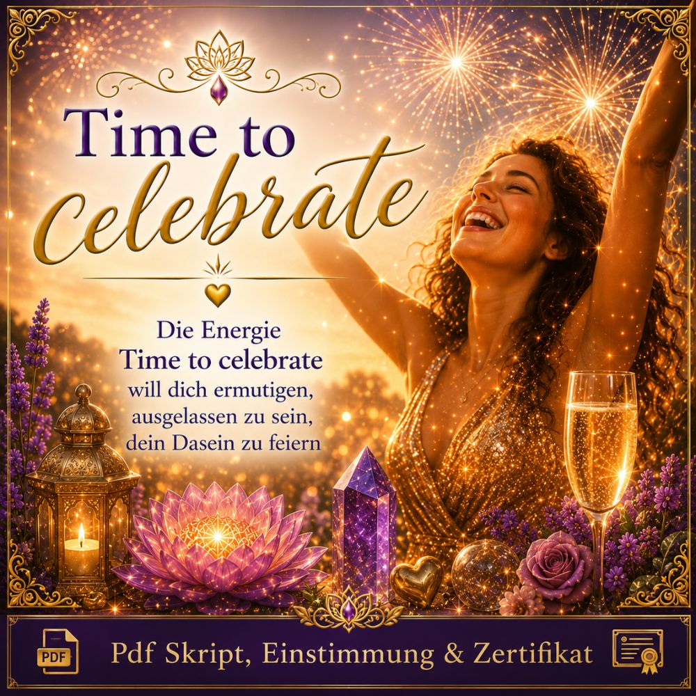Time to celebrate- Reiki System, Avalon NatureArt Reiki & Esoterik Shop