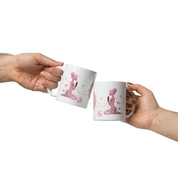 Alternative view of Blütenmeditation - Spirituelle Yoga-Tasse