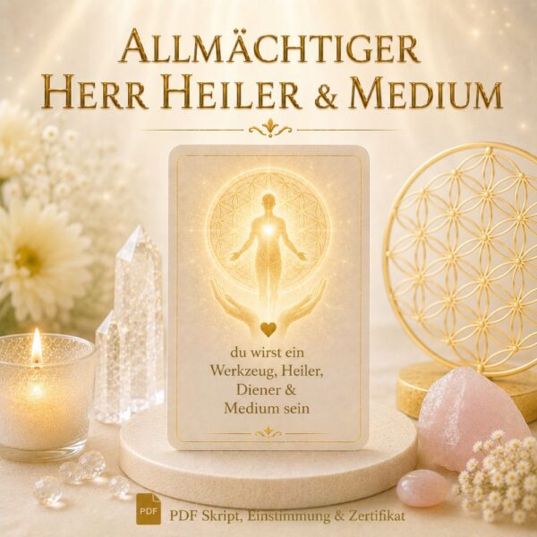 Allmächtiger Herr Heiler & Medium - Reiki Energiesystem mit Einweihung
