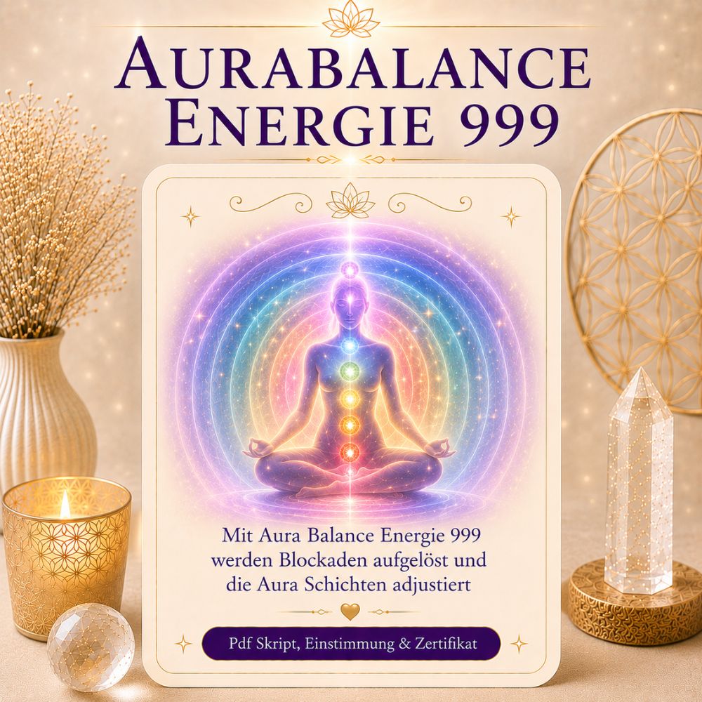 Aurabalance Energie 999-Reiki Energiesystem,Avalon NatureArt Reiki & Esoterik Shop
