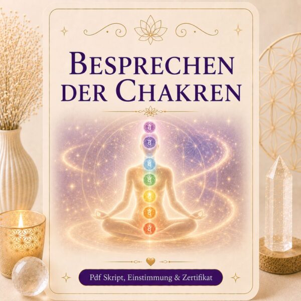Besprechen der Chakren-Reiki Energiesystem, Avalon NatureArt Reiki & Esoterik Shop