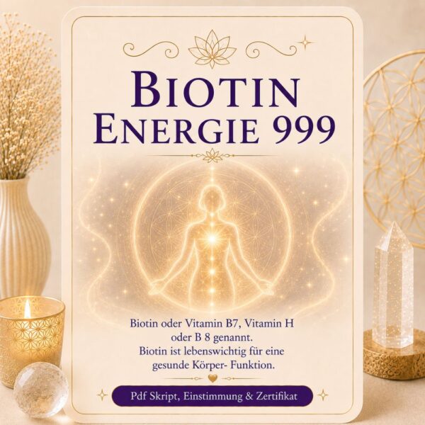 Biotin Energie 999-Reiki Energiesystem,Avalon NatureArt Reiki & Esoterik Shop