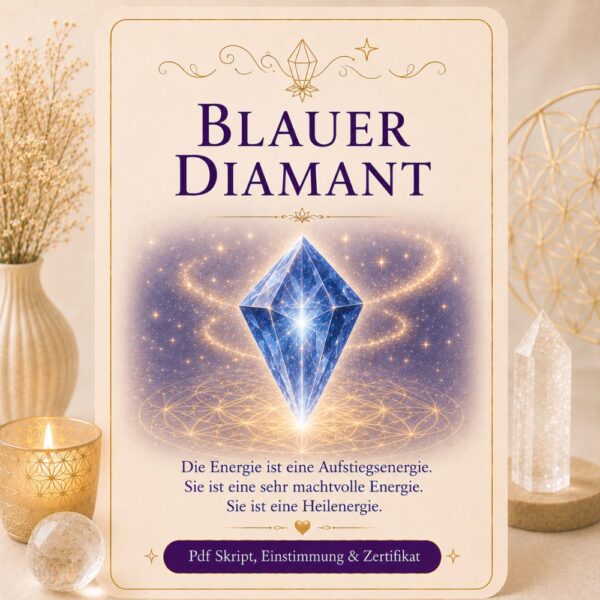 Blauer Diamant- Reiki Energiesystem, Avalon NatureArt Reiki & Esoterik Shop