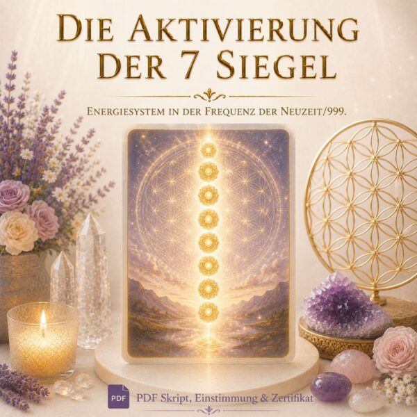 Die Aktivierung der 7 Siegel- Reiki Energiesystem & Einweihung