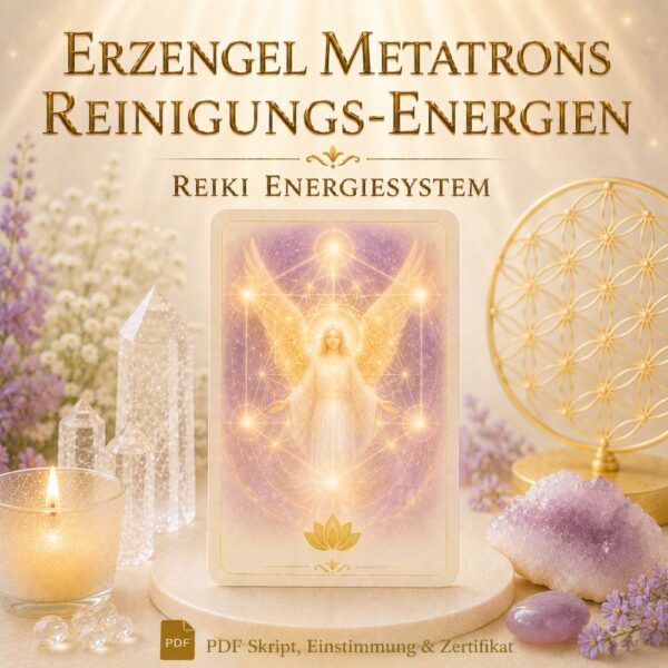 Erzengel Metatron Reinigungs Energien- Energiesystem mit Einweihung