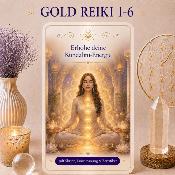 Gold Reiki 1-6 - Reiki Energiesystem,Avalon NatureArt Reiki & Esoterik Shop