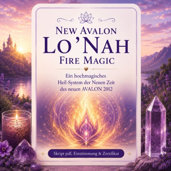 New Avalon Lo'Nah Fire Magic-Reiki Energiesystem, Avalon NatureArt Reiki & Esoterik Shop
