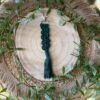 Schlüssel Anhänger Grün Makramee,Avalon NatureArt Reiki & Esoterik Shop