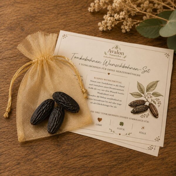 Tonkabohnen für Liebe-Glück & Fülle,Avalon NatureArt Reiki & Esoterik Shop