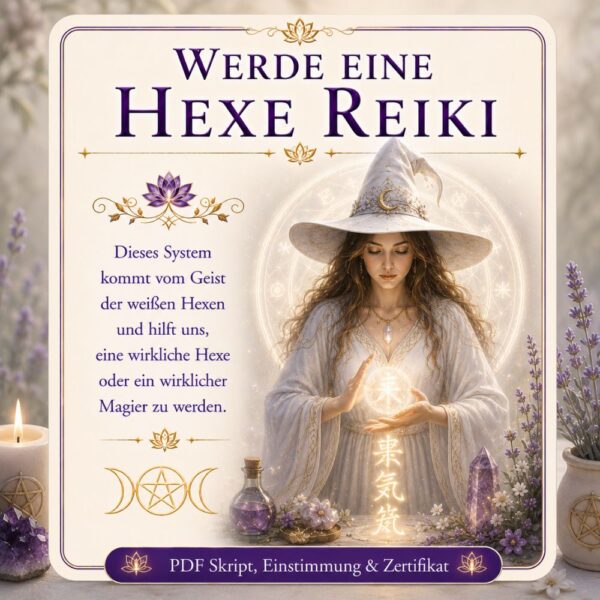 Werde ein Hexe Reiki- Reiki Energiesystem,Avalon NatureArt Reiki & Esoterik Shop