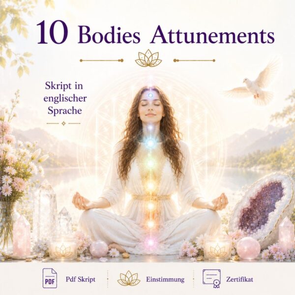 10 Bodies Attunements- Reiki Energiesystem & Einweihung