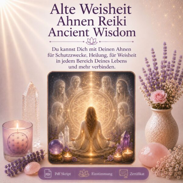 Alte Weisheit - Ahnen Reiki - Ancient Wisdom - Reiki Energiesystem & Einweihung