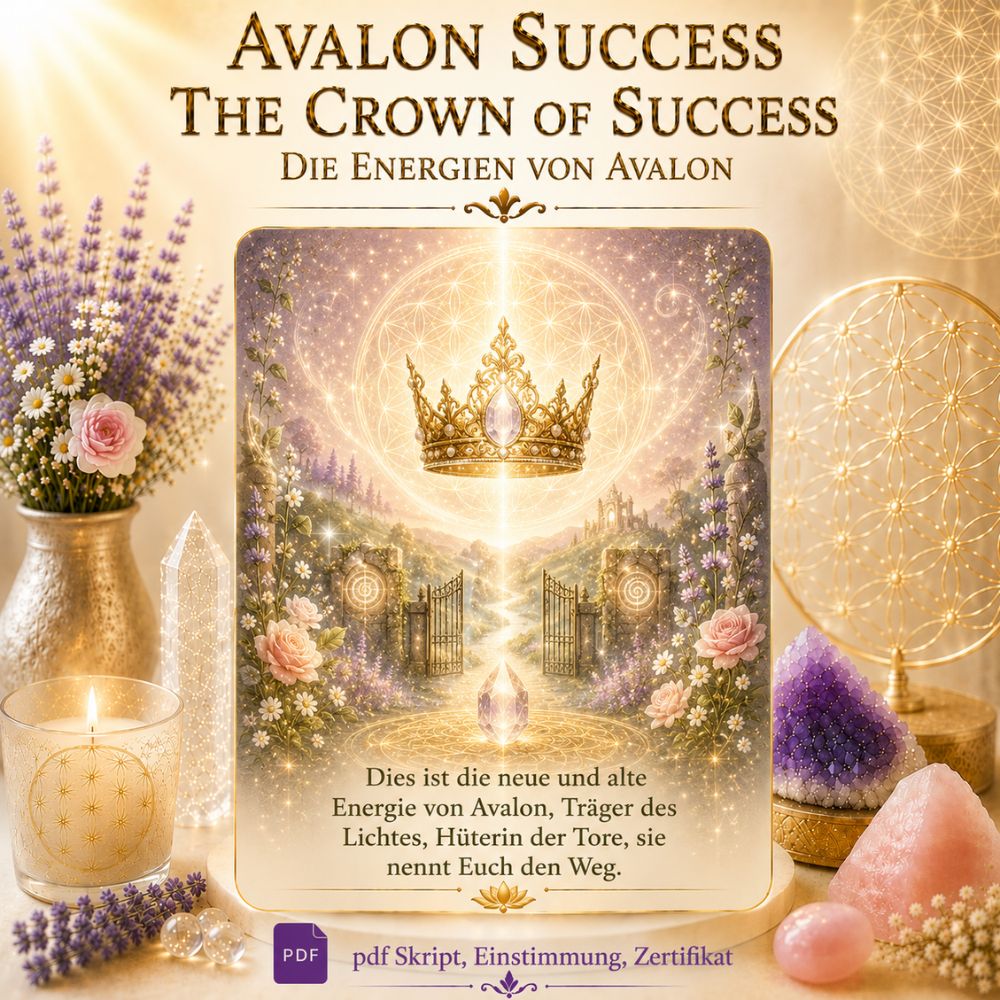 Avalon Success - The Crown of Success - Die Energien von Avalon-Reiki Energiesystem & Einweihung