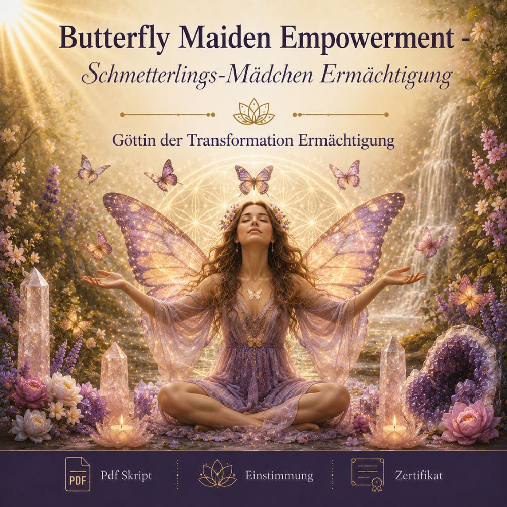 Butterfly Maiden Empowerment - Reiki Energiesystem & Einweihung