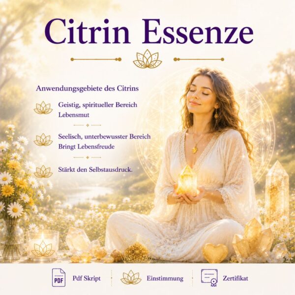 Citrin Essenze   - Reiki Energiesystem & Einweihung