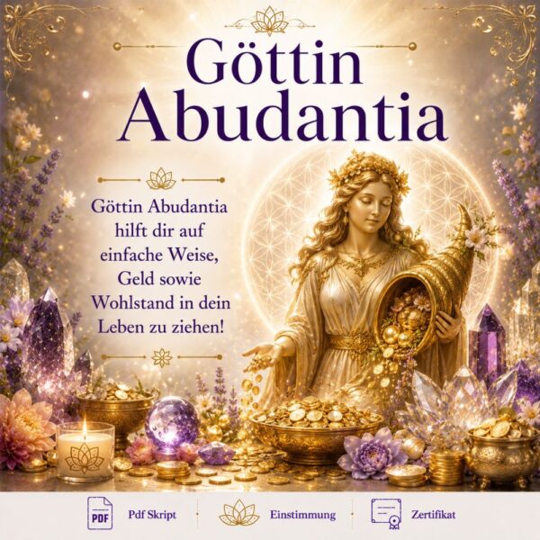 Göttin Abudantia  - Reiki Energiesystem & Einweihung