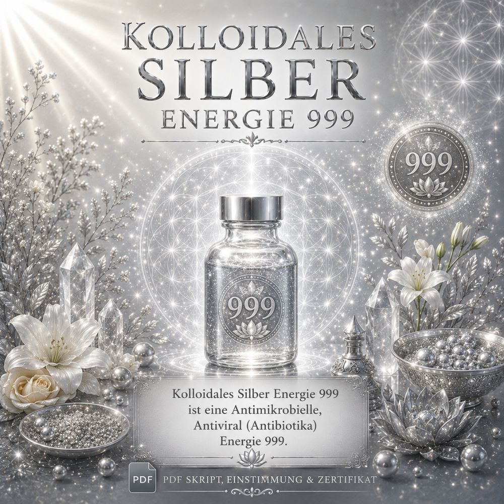 Kolloidales Silber Energie 999 - Reiki Energiesystem & Einweihung