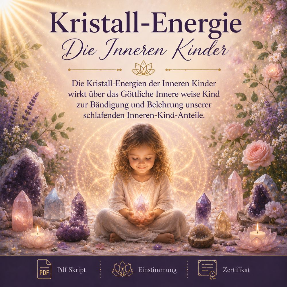 Kristall-Energie Die Inneren Kinder - Reiki Energiesystem & Einweihung