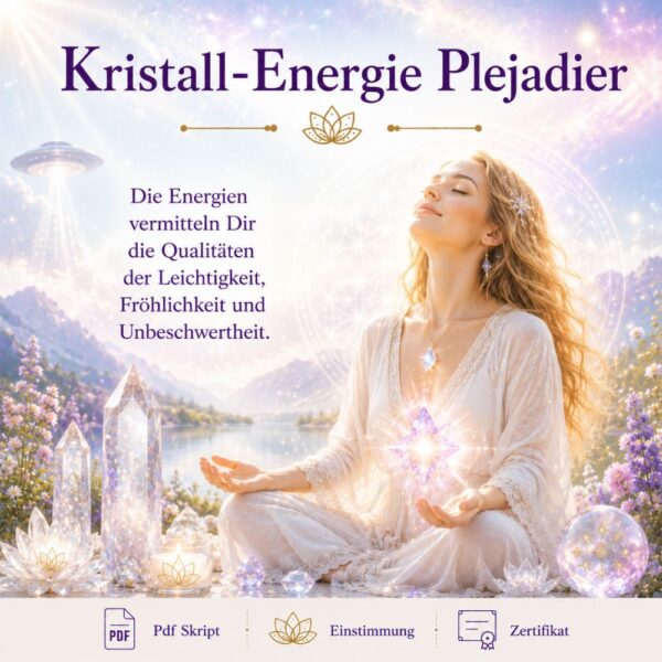Kristall-Energie Plejadier- Reiki Energiesystem & Einweihung