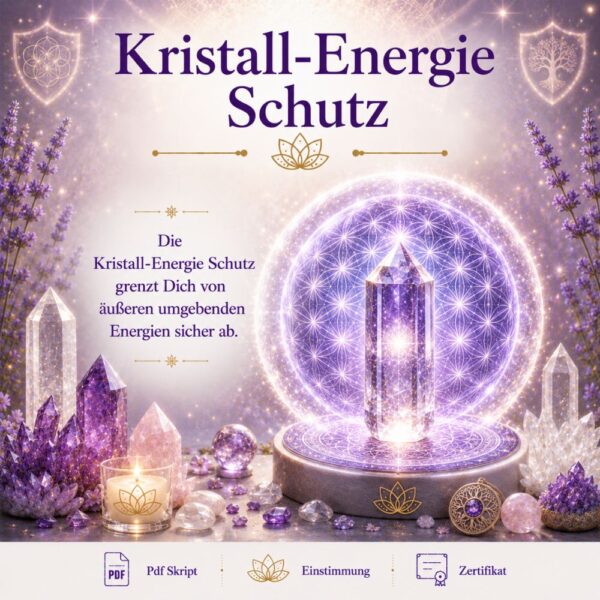 Kristall-Energie Schutz - Reiki Energiesystem & Einweihung