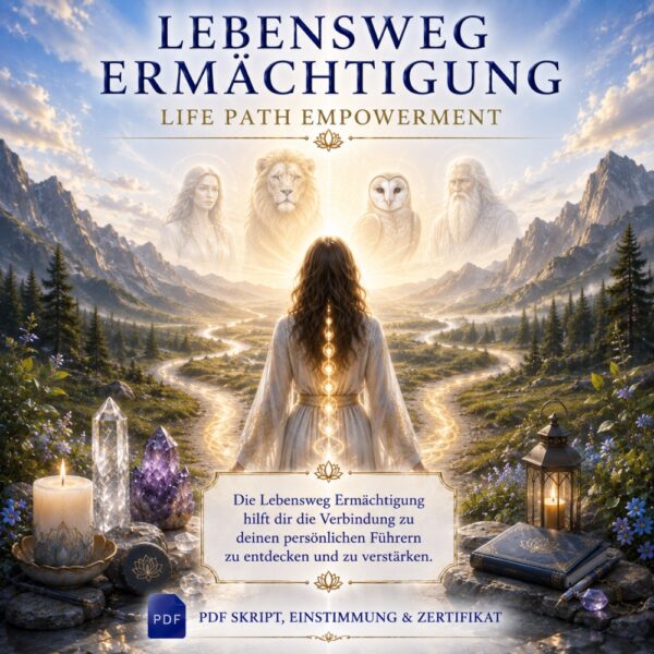 Lebensweg Ermächtigung - Life Path Empowerment - Reiki Energiesystem & Einweihung