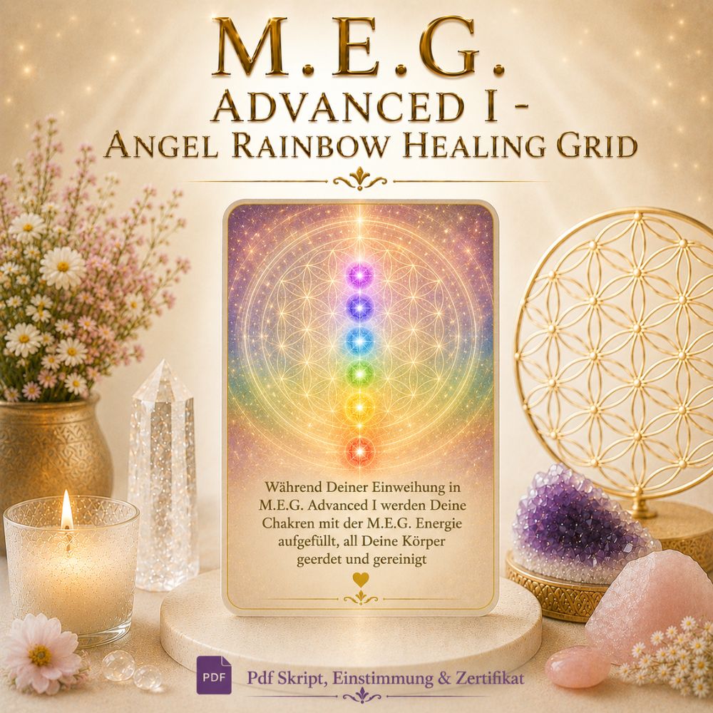 M.E.G. Advanced I - Angel Rainbow Healing Grid -Reiki Energiesystem & Einweihung